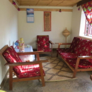 Cottage lounge area